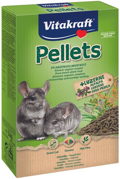 Корм для шиншил Vitakraft «Pellets» 1 кг 311999 фото