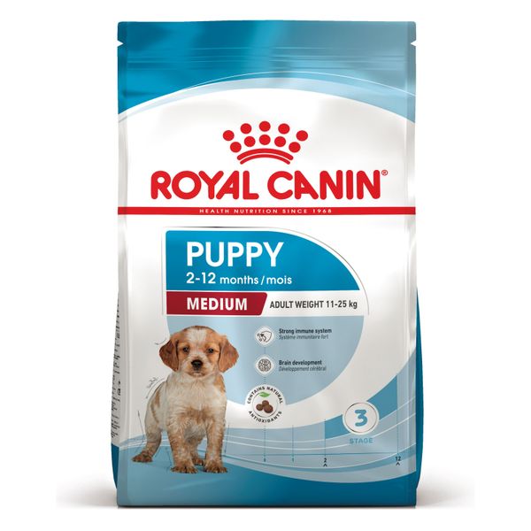 Сухий корм для цуценят середніх порід Royal Canin Medium Puppy 1 кг (курка) 30030101 фото