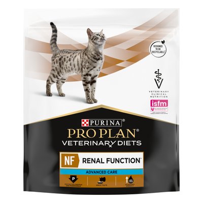 Сухий дієтичний корм PRO PLAN (Про План) VETERINARY DIETS NF Renal Function Advanced Care для дорослих котів для підтримання функції нирок при хронічній хворобі нирок 350 г 7613287886217 фото