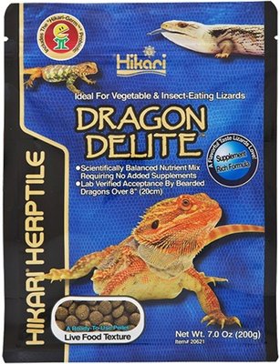 Корм для Ящірок Hikari DRAGON DELITE гранули 200 г 042055206211 фото