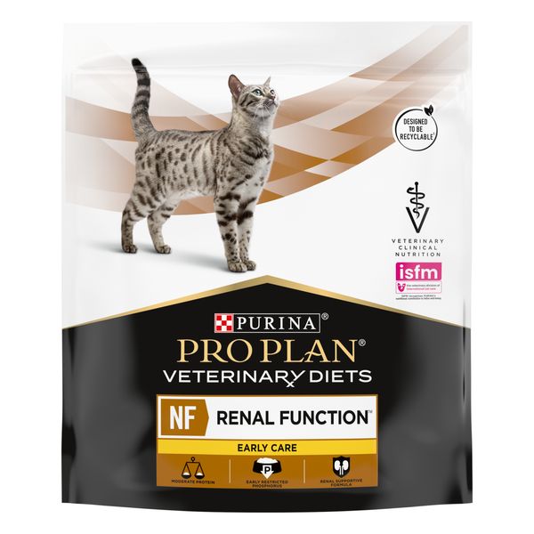 Сухий дієтичний корм PRO PLAN (Про План) VETERINARY DIETS NF Renal Function Early Care для дорослих котів для підтримання функції нирок при хронічній хворобі нирок на ранніх стадіях 350 г 7613287882219 фото