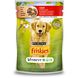 Вологий корм FRISKIES (Фріскіс) Adult для дорослих собак шматочки у підливці з яловичиною 20 шт х 100 г 7613035800823 фото 1